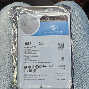 CCTV HDD 씨게이트 하드디스크 16테라 SEAGATE 16TB 미개봉 이미지