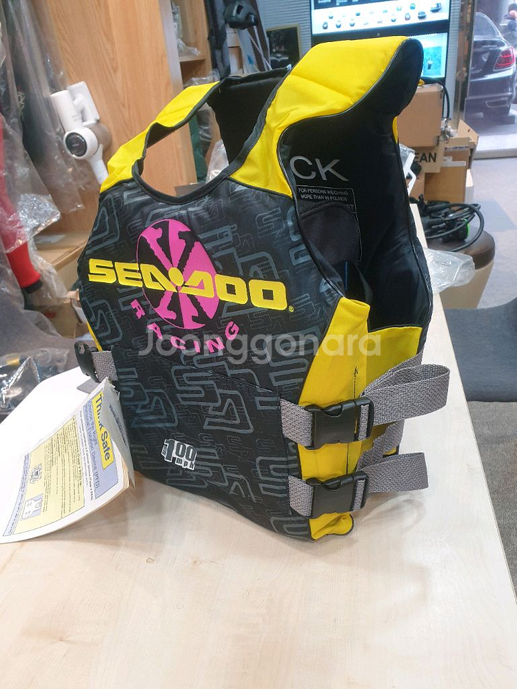 씨두 SEADOO 제트스키 레이싱 구명조끼 (미사용)