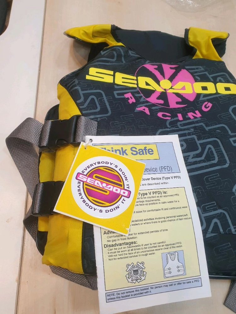 씨두 SEADOO 제트스키 레이싱 구명조끼 (미사용) 이미지