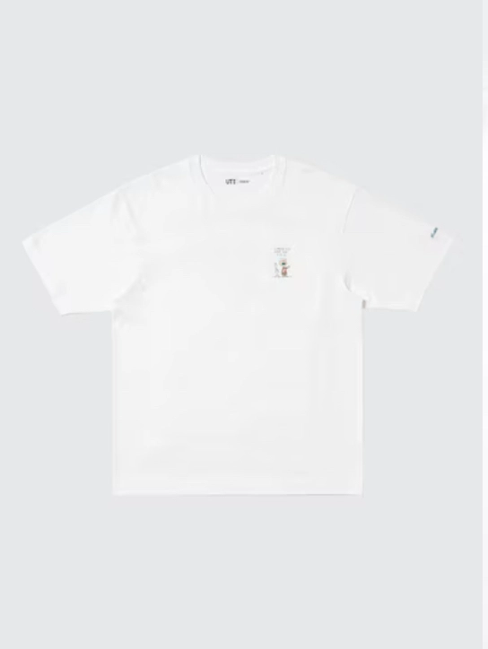 [4XL] 유니클로 피넛 UT 릴렉스핏 반팔 티셔츠 화이트 이미지