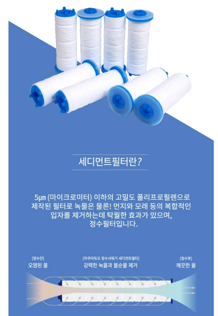 1+1 씽크대 세디먼트 리필 필터 이미지