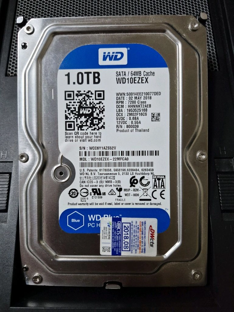 WD 1TB HDD CMR 7200rpm 하드디스크 HDD - 안심되는 중고거래
