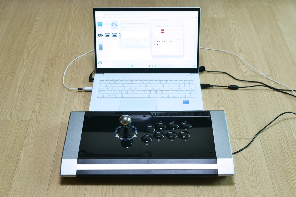 권바 옵시디언 아케이드 스틱 조이스틱 PC 플스 대전 게임 이미지