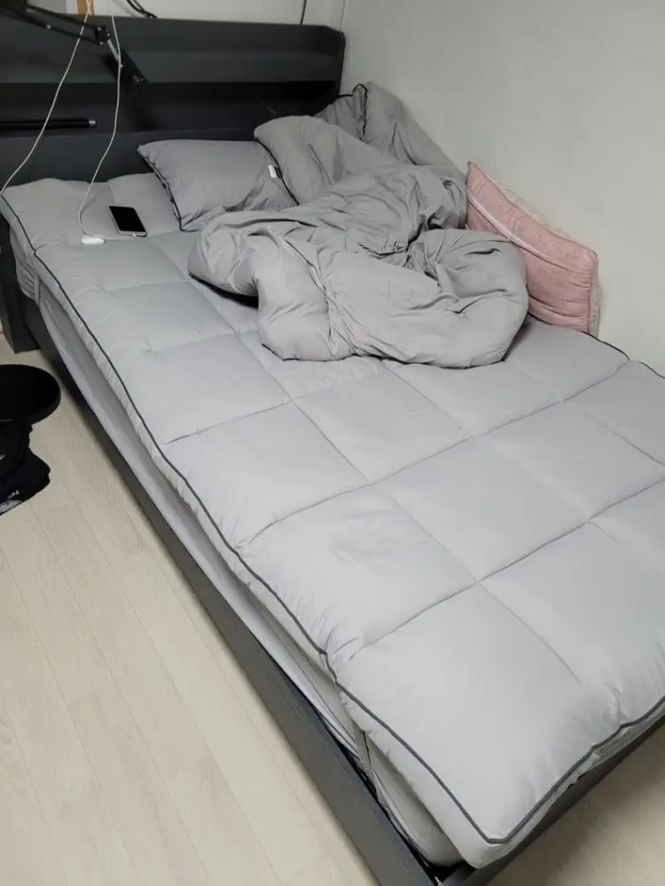 [매트리스증정]LED 호텔 침대 조명 헤드 슈퍼싱글 퀸 이미지