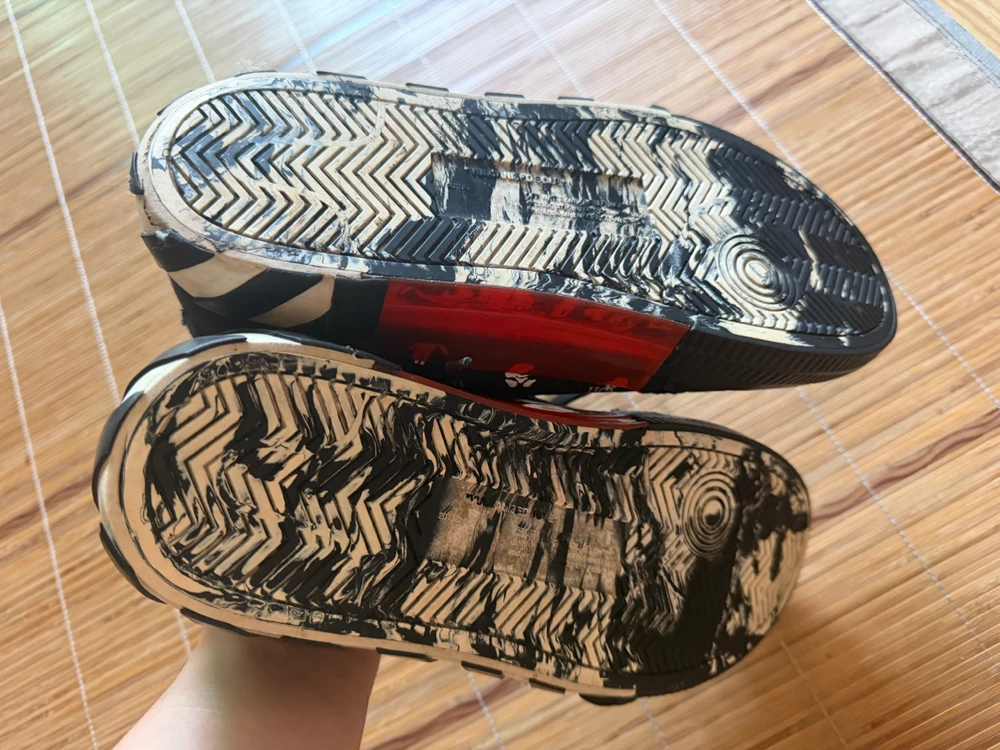 Off white 오프화이트 로우탑 블랙 스니커즈 운동화 42 국내 270 이미지