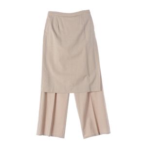 모한 22FW 스커트 레이어드 울 블렌드 슬랙스 이미지