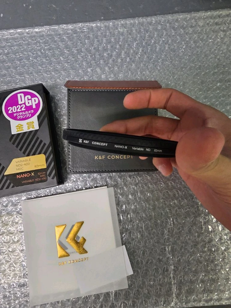 K&F CONCEPT Nano-X 슬림 가변 ND필터 ND2-400 82mm 판매합니다 이미지
