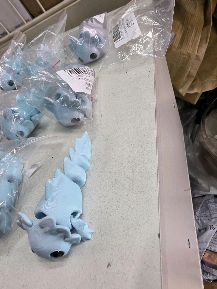 새상품 3D 프린팅 관절 인형 13개 파스텔 이미지