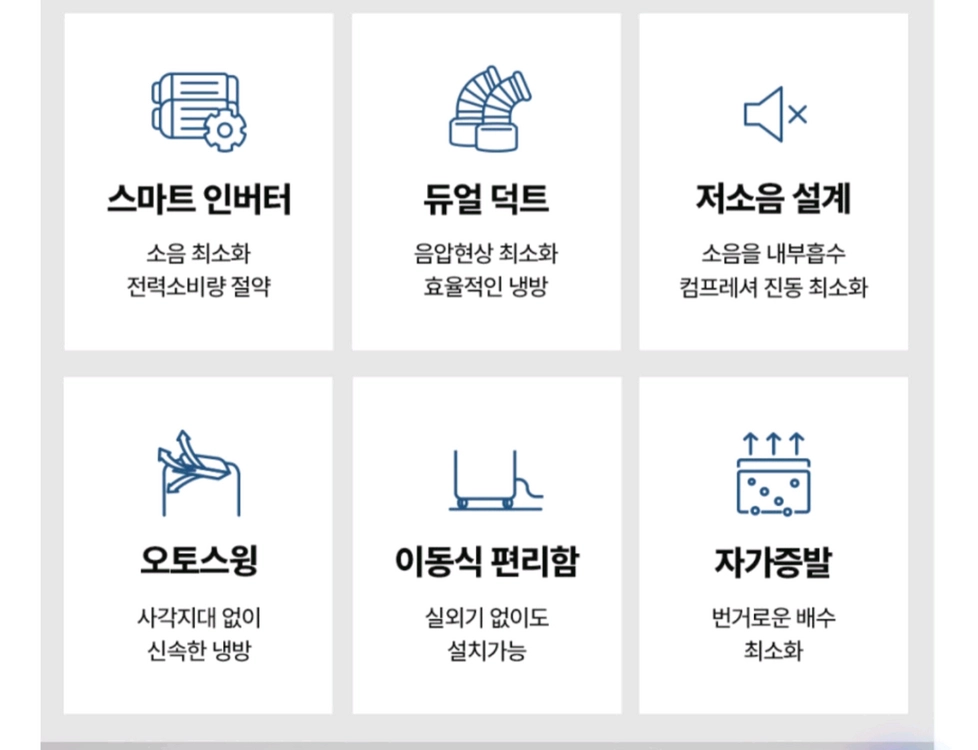 파넨느 듀얼 인버터 이동식 에어컨 PSE-1 팝니다 이미지