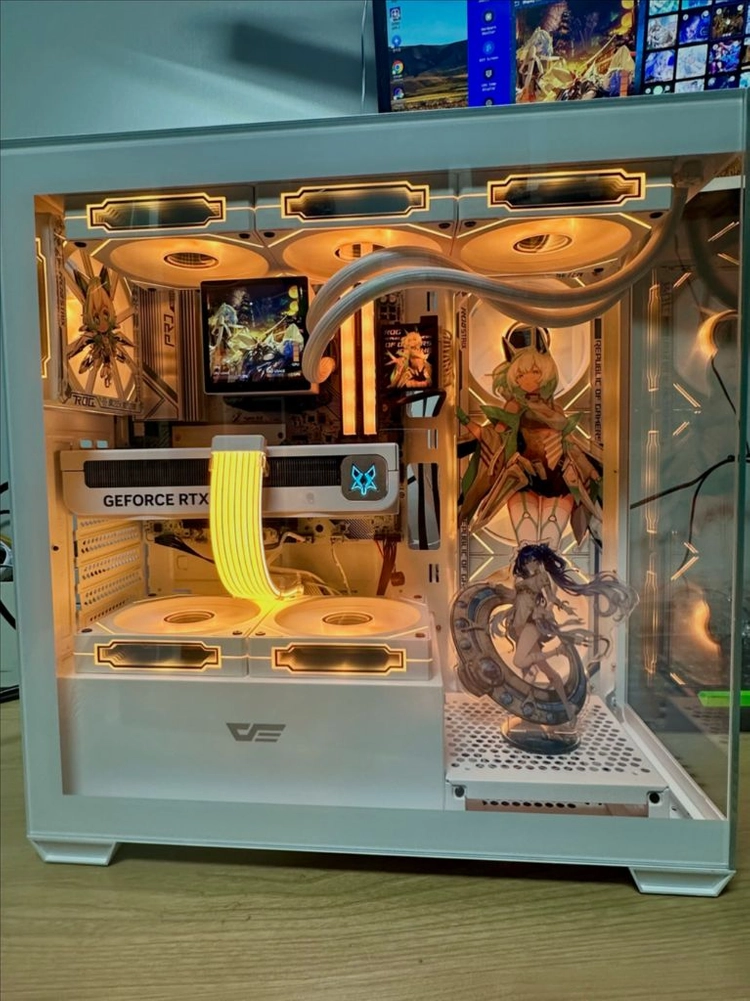 RTX 5060 + 라이젠 5700X + 32G 메모리 [미사용 새 컴퓨터] 고성능 게이밍 데스크탑 PC 이미지