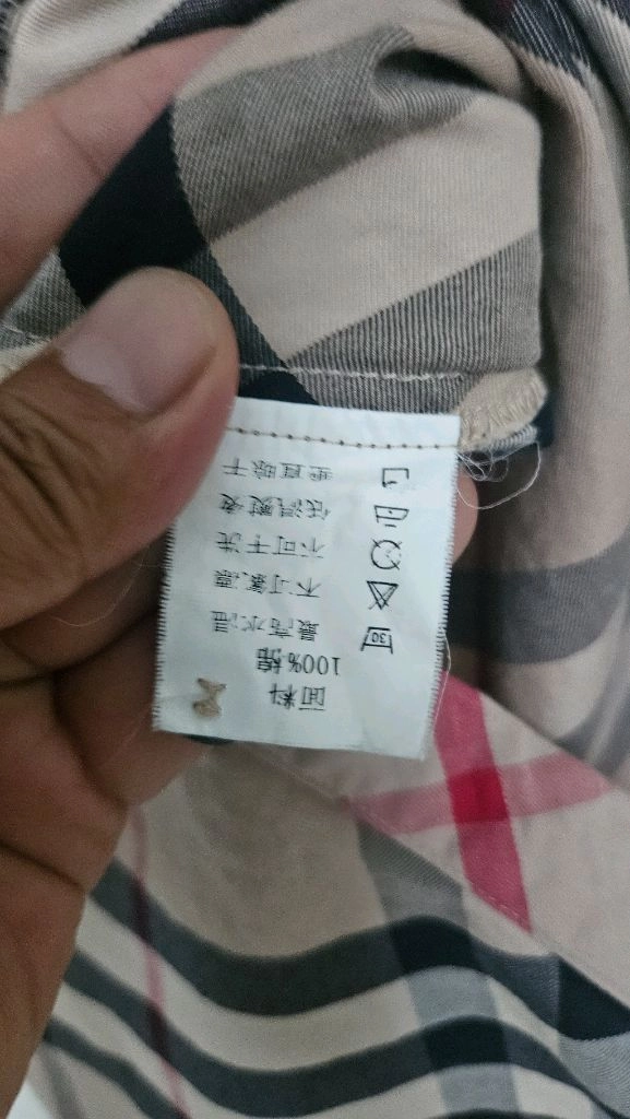 버버리 런던 체크 셔츠 원피스 L 이미지