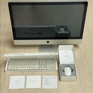 [애플] 아이맥 1TB 27형 SSD+애플 유선 키보드+애플 유선 마우스 이미지