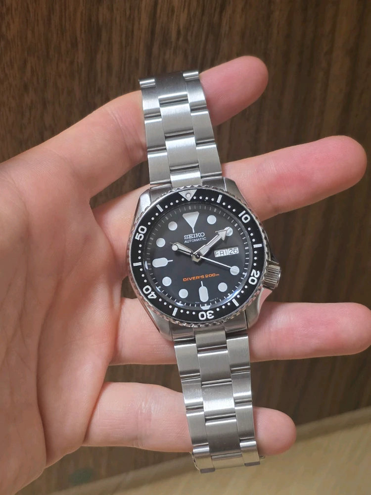 세이코 skx007 러버+브레이슬릿 이미지