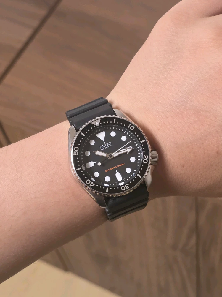 세이코 skx007 러버+브레이슬릿 이미지