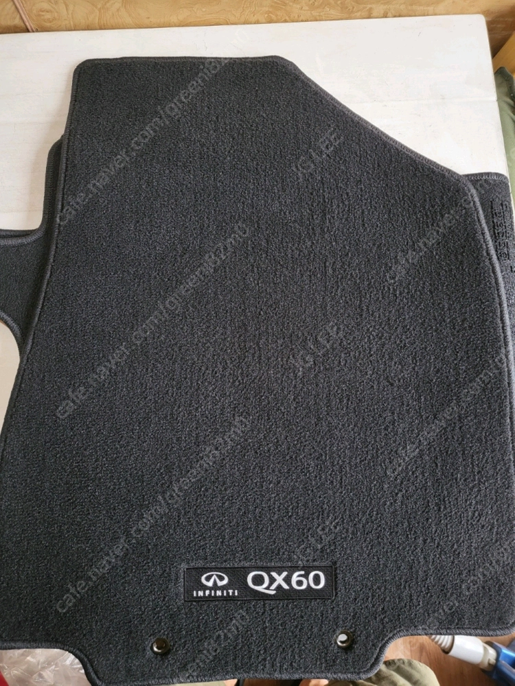 인피니티 qx60 정품 순정 매트 메트 실내매트 발판 발시트 발매트 카매트 코일매트 벌집매트 14년~20 이미지
