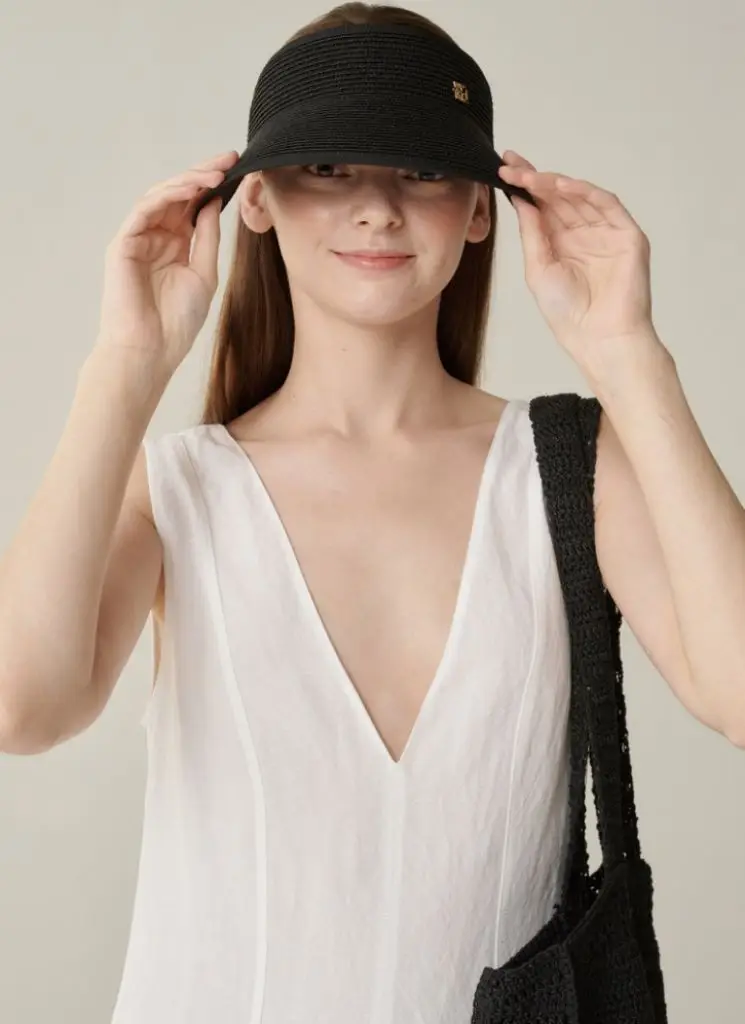 love_bg 봉긋 classic sunhat 모자(각각) 미개봉 이미지