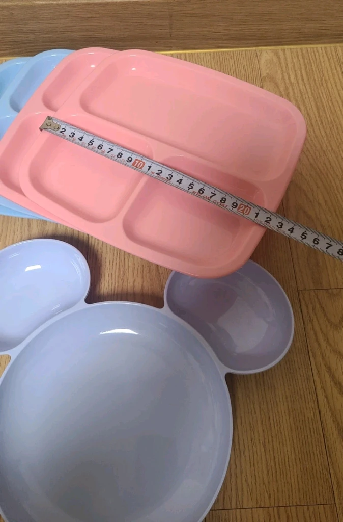 디즈니 유아 아기 나눔 식판 식기 7개 일괄 이미지