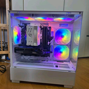 상태최고 고사양 (라이젠5 9600x, 라데온 RX9060XT) 게이밍 데스크탑 컴퓨터 PC 본체 이미지