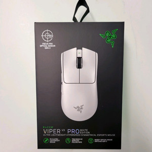 미개봉)레이저 바이퍼v3 pro 화이트에디션 이미지
