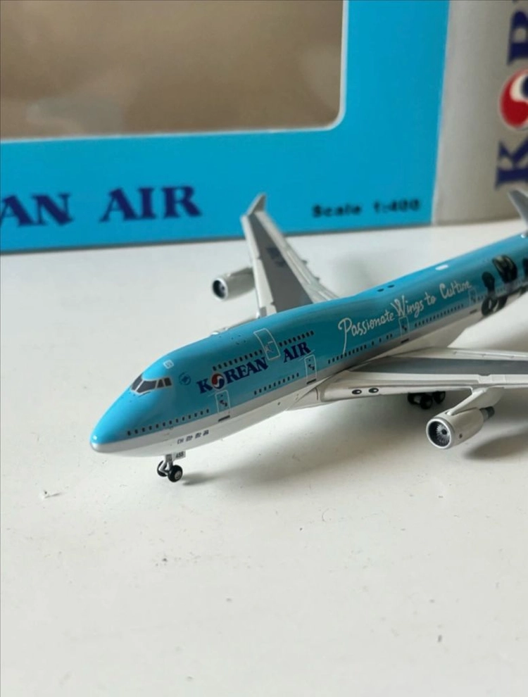 [미개봉급/소장용] 대한항공 B747-400 1:400 다이캐스트 비행기 모형 판매합니다 이미지