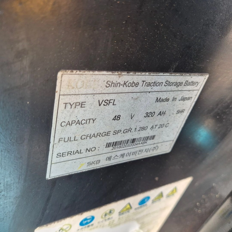 스미토모 전동지게차 1.5톤 2단 4000MM 2016년식 상품배터리 이미지
