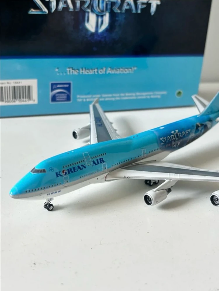 [초희귀/한정판] 대한항공 x 스타크래프트 2 콜라보 B747-400 다이캐스트 분양 이미지
