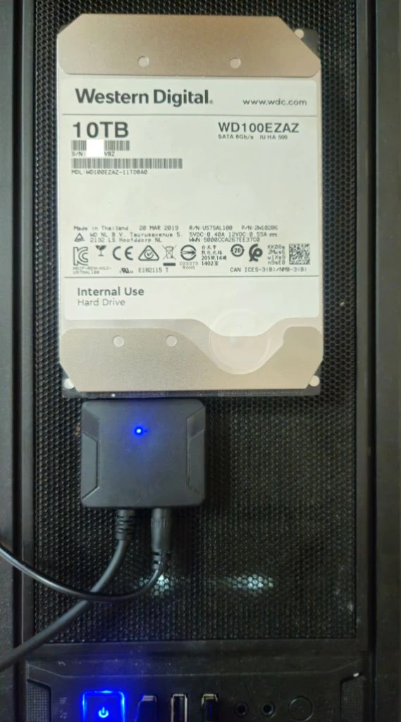 Western digital 화이트 HDD 5개 도합 48tb 하드디스크 일괄 이미지