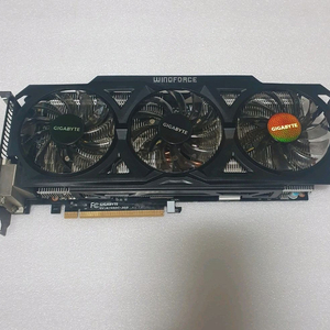 기가바이트 gtx760 부품용 이미지