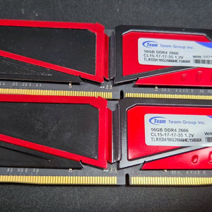 팀그룹 T-Force Vulcan DDR4 2666MHz 32GB (16GBx2) 이미지