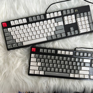 앱코해커 K662V2화이트그레이 기계식키보드 이미지
