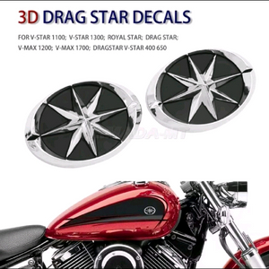 야마하 Yamaha V-STAR 오토바이 엠블럼 장식 이미지