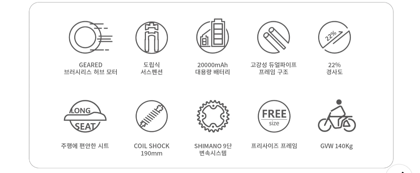 BR3 스크램블러 / 전기자전거 / 자토바이 / 듀얼배터리 이미지