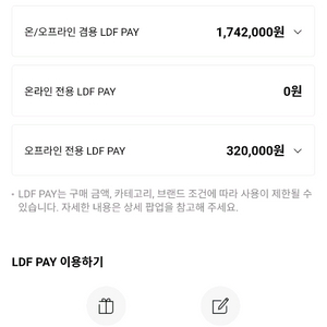 롯데면세점 LDF PAY 174만원 팝니다. 이미지