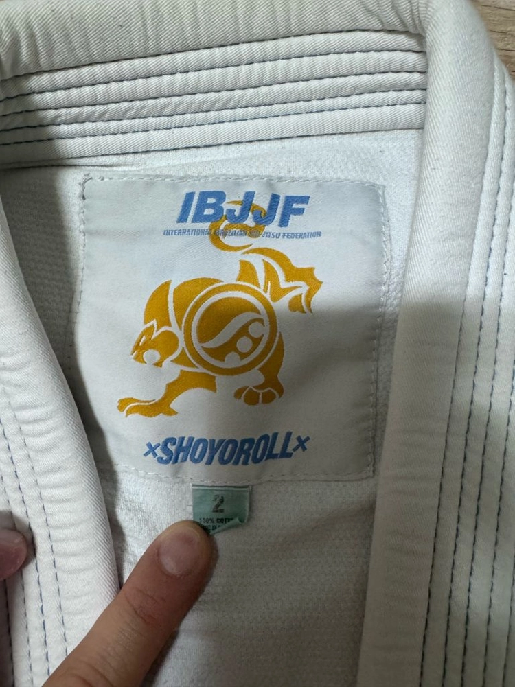 쇼요롤 IBJJF 화이트 A2 주짓수 도복 이미지