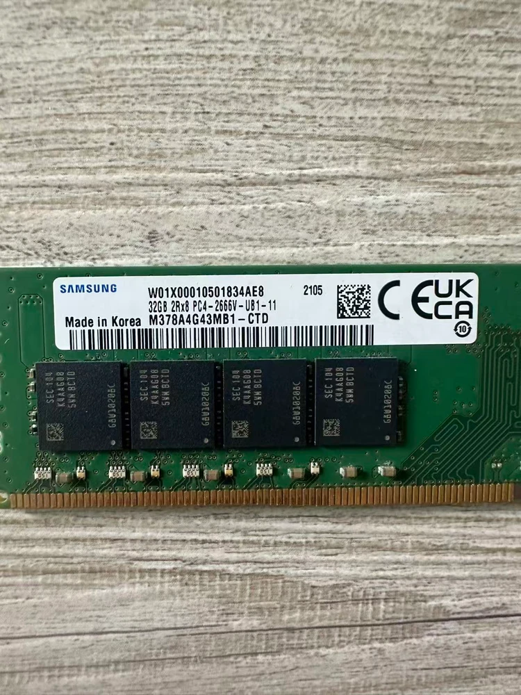 삼성 DDR4 메모리 32GB 2666V 단일램 1개 이미지