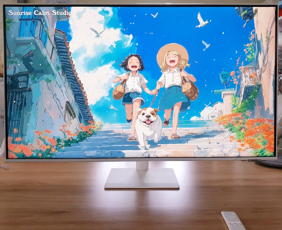 삼성전자 43인치 삼탠바이미 M7 화이트 스마트 모니터 유튜브 넷플릭스 OTT 이미지