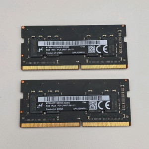 마이크론 8GBX2개 DDR4 2400 PC4-19200 노트북용 (아이맥 정품램) 이미지