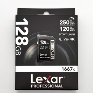 미개봉 렉사(Lexar)정품 Professional SDXC 128GB 1667X UHS-II V60 4K메모리카드 이미지