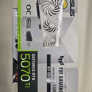 미개봉 ASUS TUF Gaming B850-BTF WIFI 메인보드와 RTX 5070 Ti 그래픽카드 세트 이미지