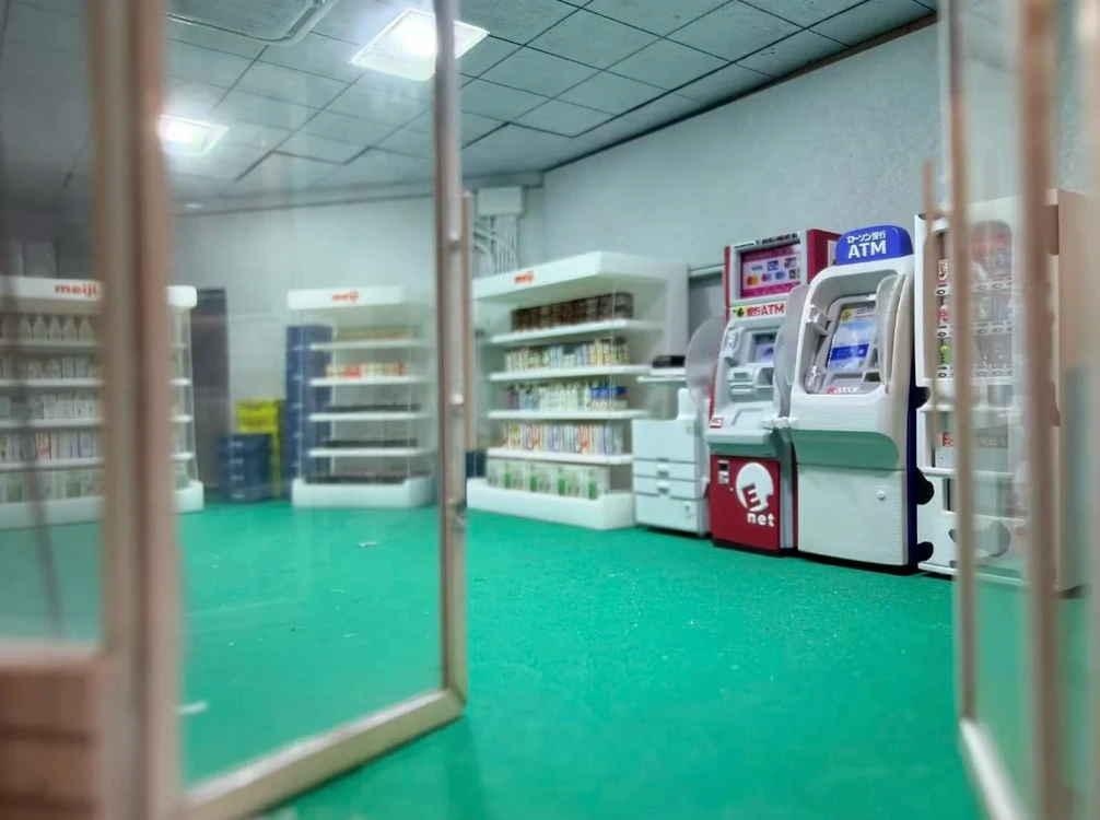 1/64 편의점 디오라마 가판대 진열장 냉장고 모형 미니어처 핫휠 토미카 이미지