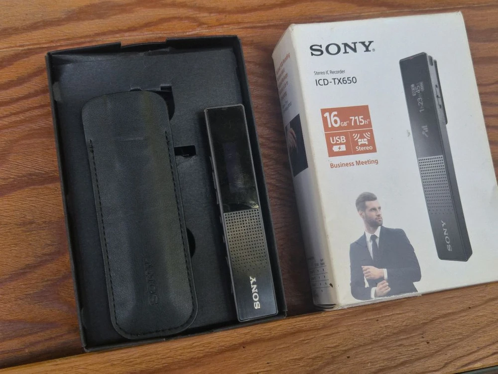 디지털 녹음기 소니 TX650 - 안심되는 중고거래