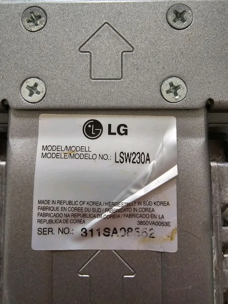 lg TV 벽걸이 브라켓 lsw230a 정품 - 안심되는 중고거래