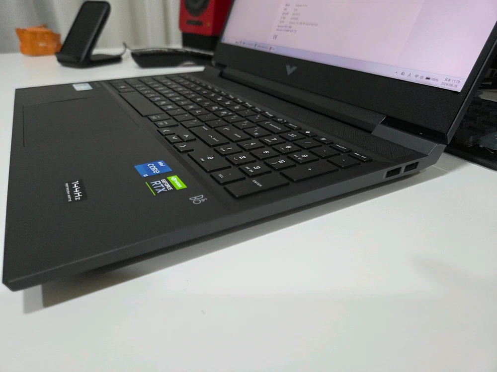 용인 기흥) HP 빅터스 16인치 게이밍 노트북 (i5/RTX3050Ti/램16G/SSD 256G) 이미지
