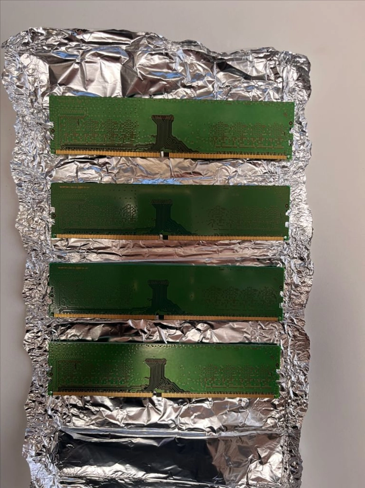삼성 DDR4 8GB 메모리 4개 세트 이미지