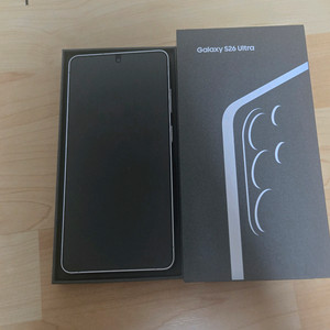 (새것급) 갤럭시 s26울트라 자급제 블랙 256G 팔아요 이미지