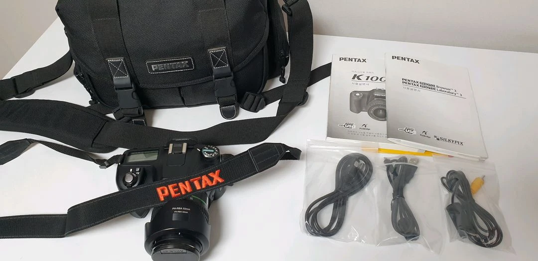 펜탁스 빈티지 디카 (K100D 카메라 + 가방) - 안심되는 중고거래