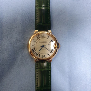 까르띠에 발롱블루 18k 로즈골드 금통 오토 36mm 이미지