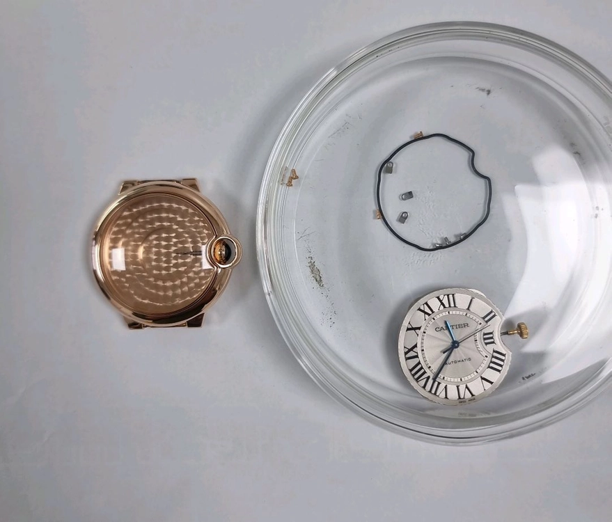 까르띠에 발롱블루 18k 로즈골드 금통 오토 36mm 이미지