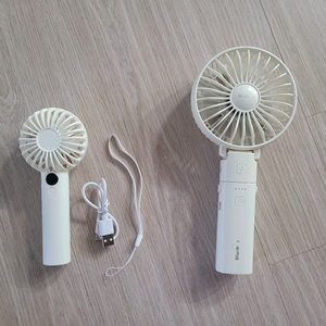 (새상품) 미니 핸디 선풍기 + 분리형 선풍기 이미지