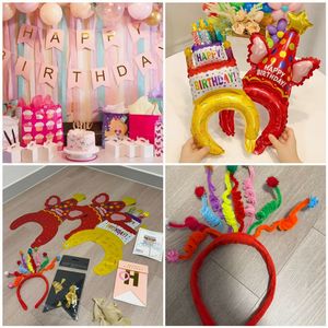 생일 파티용품 이미지